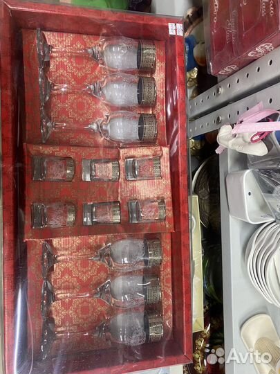 Набор бокалов и рюмок,стопок