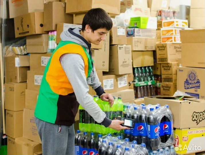 Мерчендайзер - Грузчик Еженедельная оплата труда