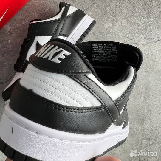 Кроссовки Nike Dunk Low Black White (36-45)