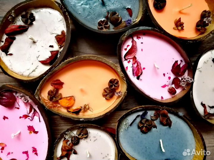 Свечи в кокосе оптом и в розницу