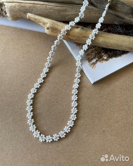 Чокер из бисера