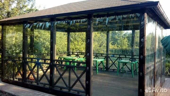 Мягкие окна для беседок, веранд