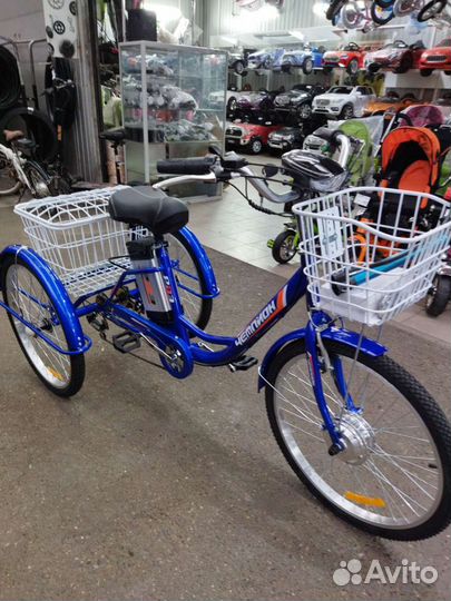 Электровелосипед 3-х колёсные