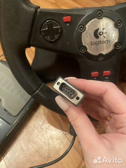 Руль с педалями для пк
