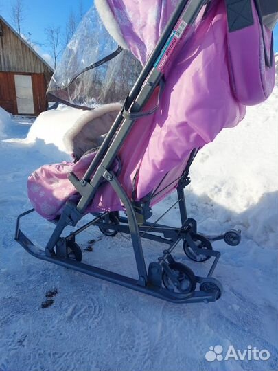 Коляска санки