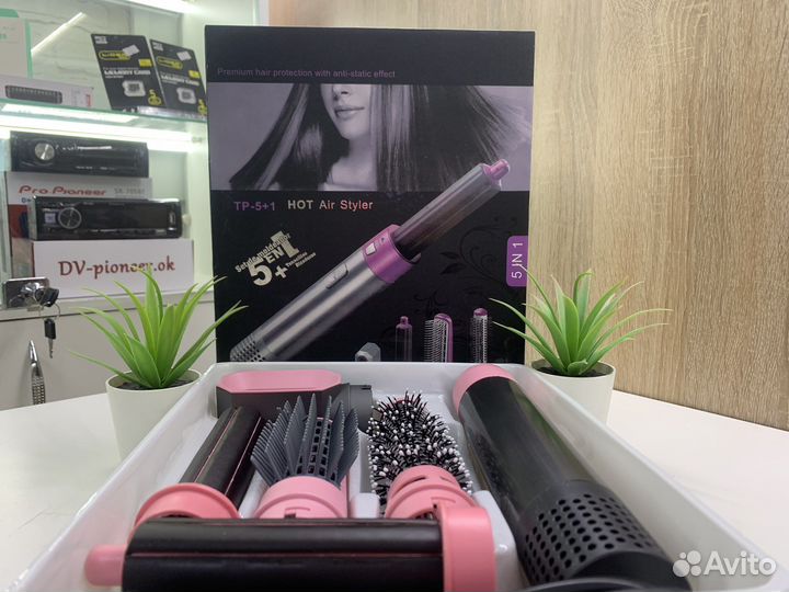 Фен профессиональный 5в1 (новый, гарантия)