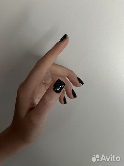 Маникюр покрытие гель лак наращивание