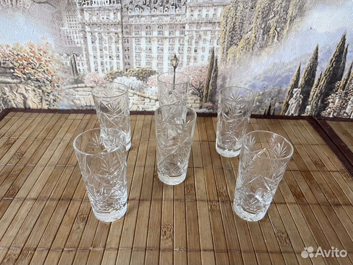 Хрустальные рюмки стопки СССР