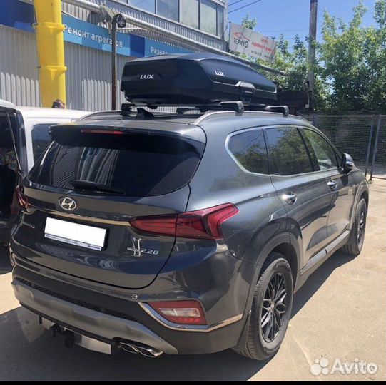 Автобокс на крышу hyundai santa fe