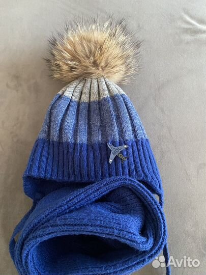 Комплект шапка и снуд