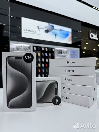 iPhone 15 Pro Max 256 гб черный титан (1sim+eSim)