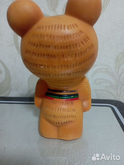 Игрушка СССР Олимпийский медведь