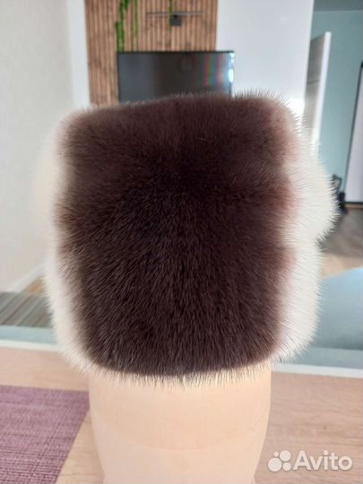 Шапка из норки женская