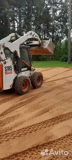 Услуги, аренда минипогрузчика Bobcat S185