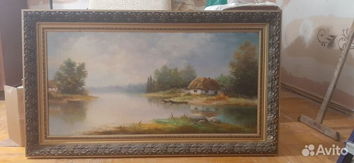 Картина маслом на холсте пейзаж большая
