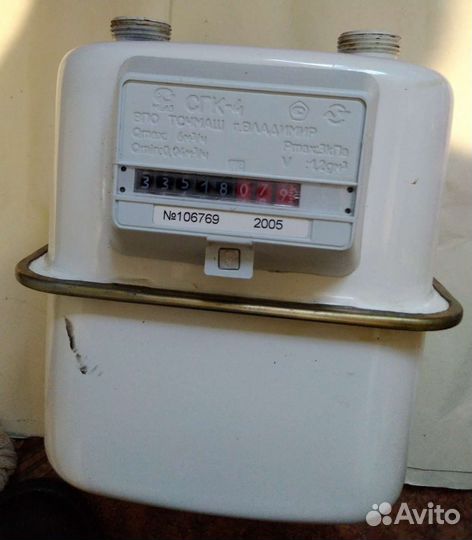 Газовый счётчик сгк-4
