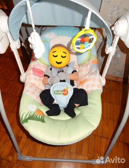 Детские электронные качели для новорожденных