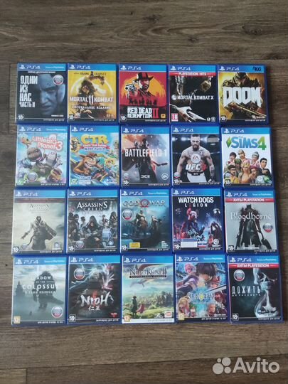 Диски,игры PlayStation 4