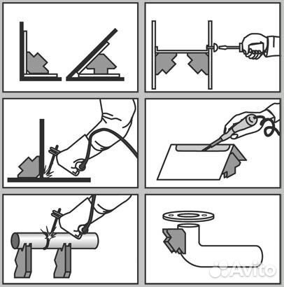 Магнитный фиксатор угловой 50LBS (до 23кг)