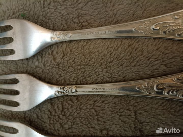 Мельхиор столовые приборы