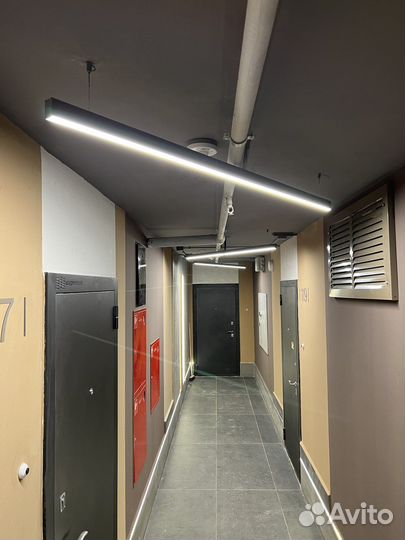 Линейный светодиодный светильник 1200мм, 1000мм