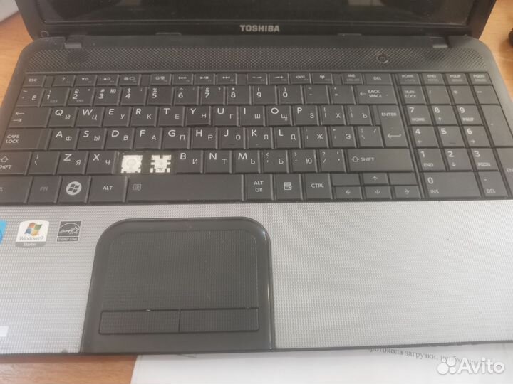 Ноутбук toshiba satellite c850