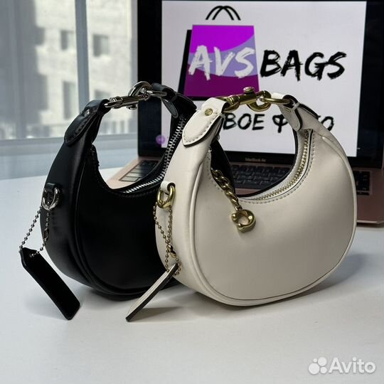 Сумка Coach mini натуральная кожа