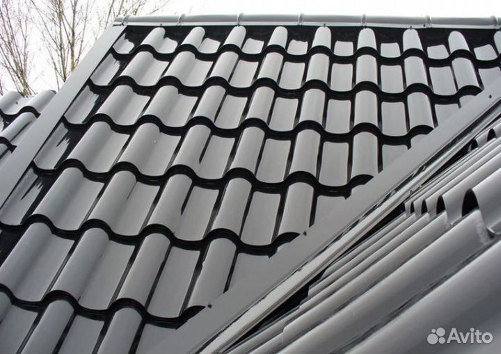 Металлочерепица на кровлю (профнастил)