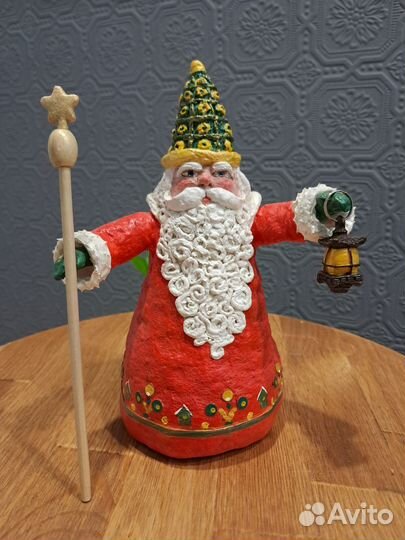 Ватные ёлочные игрушки/Дед мороз и снегурочка