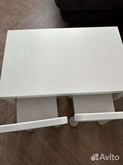 Детский стол и стул IKEA маммут