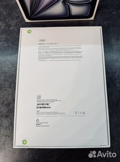 Apple iPad air 11 2024 m2, 128 гб wifi