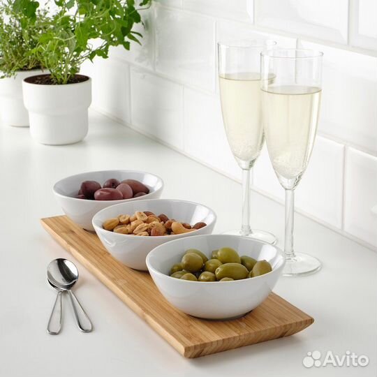 Поднос с 3 мисками IKEA