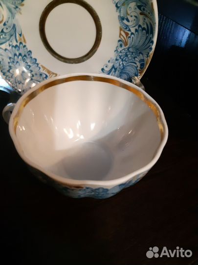 Чайная пара лфз костяной фарфор