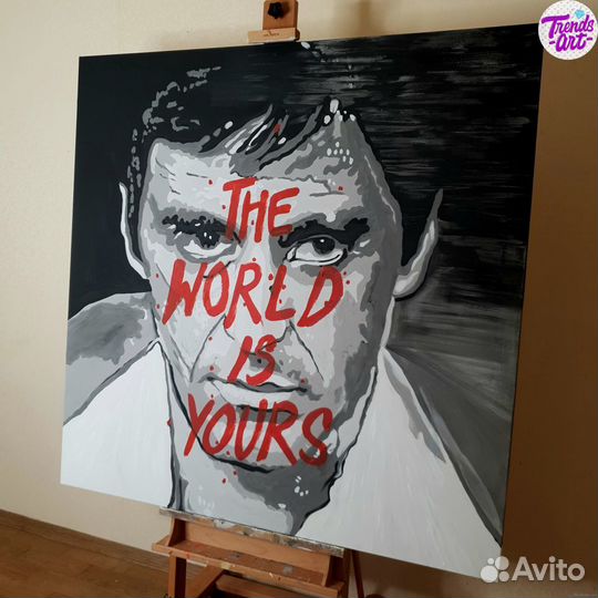 Картина Скрудж деньги Alec Monopoly копия арт холс