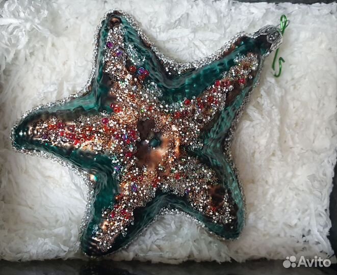 Елочные игрушки из стекла Польша