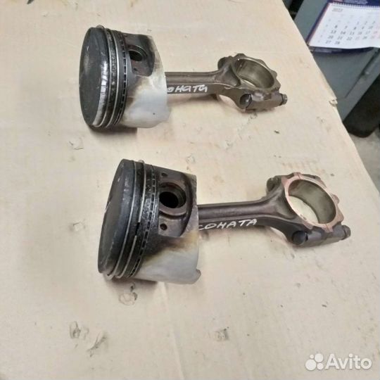 Поршень с шатуном hyundai sonata 2.0