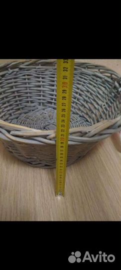 Корзина плетеная большая