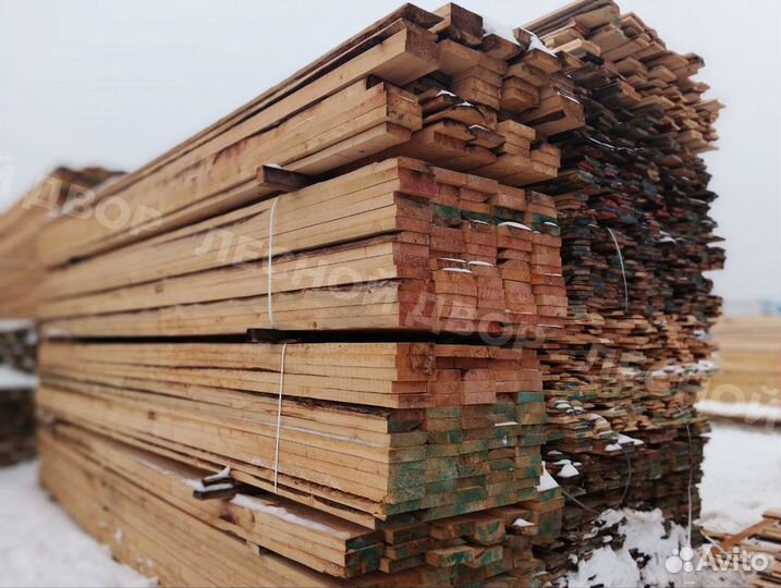 Доска обрезная 30 150 6000 1 сорт