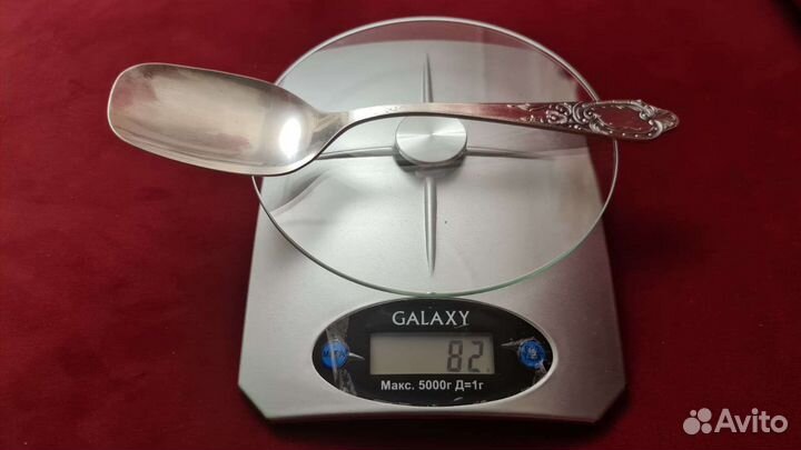 Ложка для салата серебро 875пр СССР