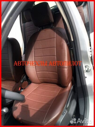 Чехлы Автопилот Renault Sandero 2 из экокожи