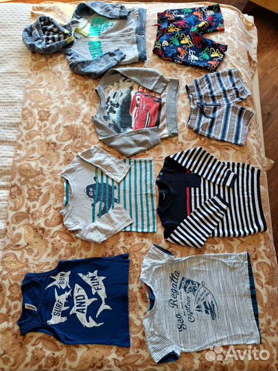 Вещи пакетом шорты майки футболки кофты рост 98