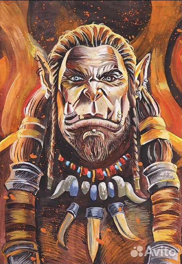 Картина в интерьер Варкрафт