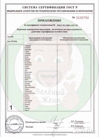 Семена для микрозелени Базилик Арарат