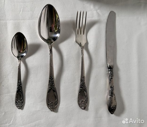 Набор столовых приборов СССР мельхиор