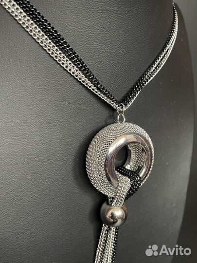 Цепочка длинная колье бижутерия на шею
