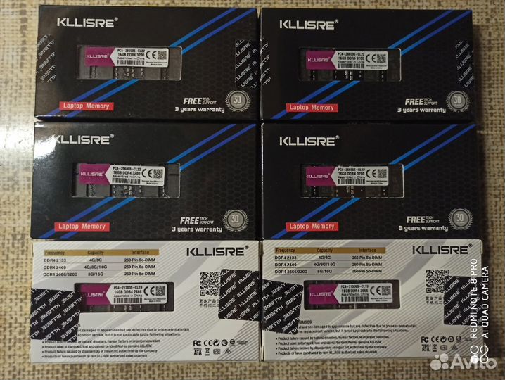 SoDimm DDR2 DDR3 DDR4 2Gb 4Gb 8Gb 16Gb 32Gb