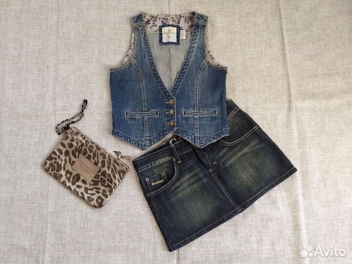Жилет из джинсы H&M на девочку 158 рост