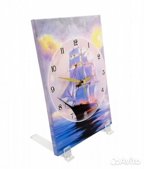 Декоративные часы парусник 4