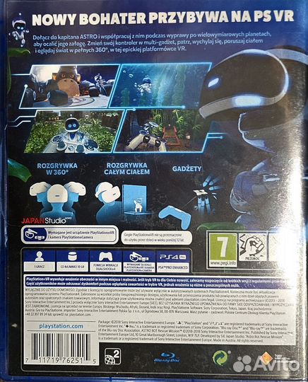 Игра для playstation ps4 astro BOT