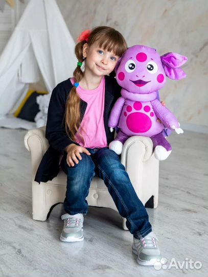 Лунтик большой, рюкзак-игрушка